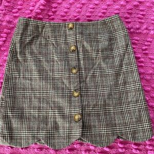 Plaid Skirt